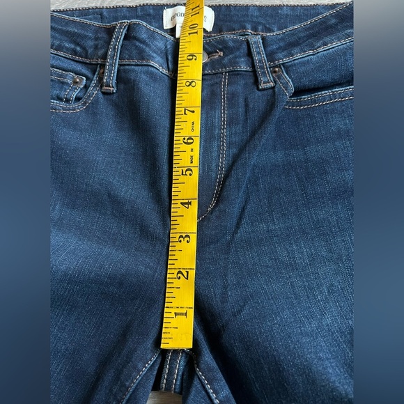 Goodthreads Women's Mid-Rise Slim Straight Jeans Dark wash. Size 28 - Picture 14 of 15